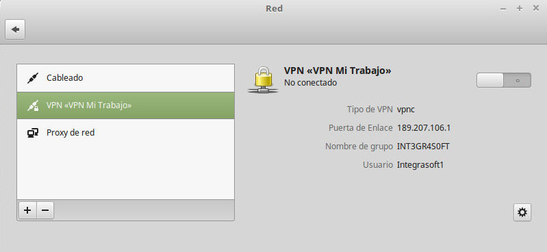 Configurar VPN Cisco con archivo PCF en Linux Mint